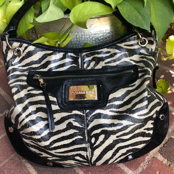 Gianni Bini Handbags - Gianni Bini Zebra Hobo ‘Maya’ Bag